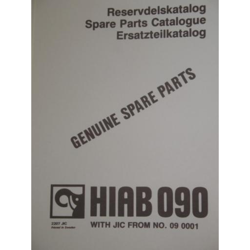 Hiab 090 Parts Manual