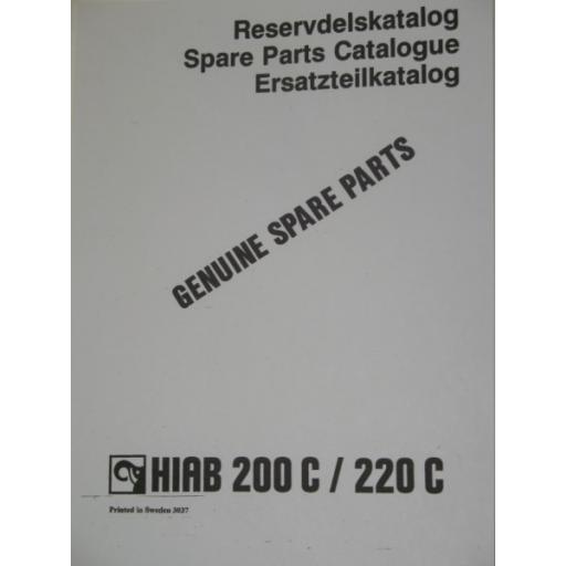 Hiab 200C/220C Parts Manual
