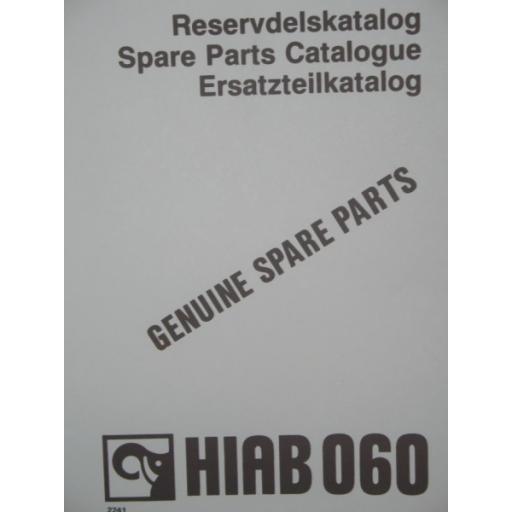 Hiab 060 Parts Manual