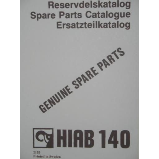 Hiab 140 Parts Manual