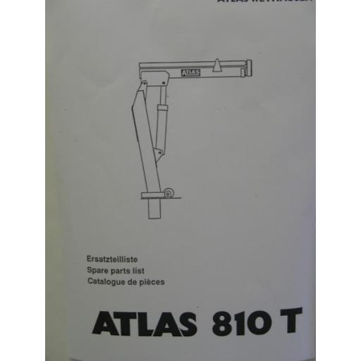 Atlas 810T Parts Manual