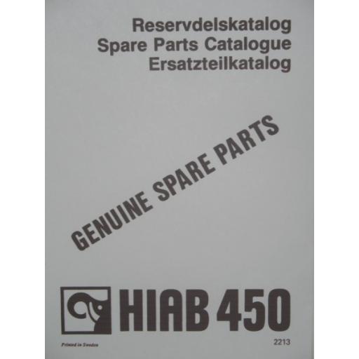 Hiab 450 Parts Manual